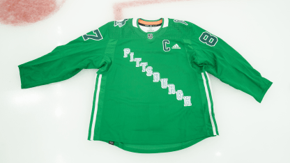 Penguins to Auction Off Green Jerseys on Saturday to Support The