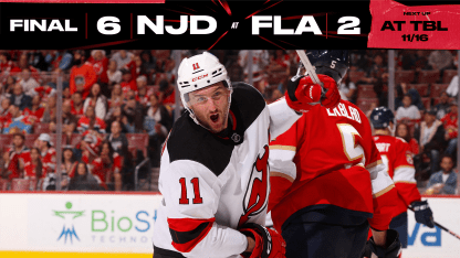 Devils Dominate Panthers Win 6 2 GAME STORY New Jersey Devils