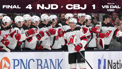 What's the score of hot sale the new jersey devils game