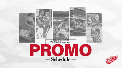 Red Wings release promo schedule