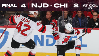 Willman Scores in Debut as Devils Top Hawks GAME STORY New