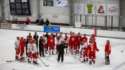 Red Wings unveil training camp teams for Traverse City