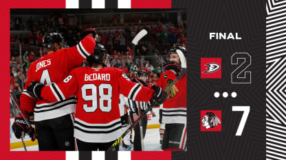 RECAP Blackhawks Score Seven in Second Straight Top Ducks