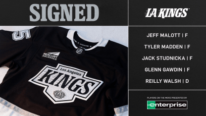 LA Kings Sign Five Players To NHL Contracts Los Angeles Kings