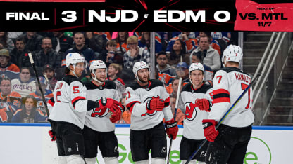 Devils Drill Oilers GAME STORY New Jersey Devils