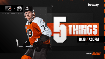 5 Things: Flyers vs. Oilers | Philadelphia Flyers