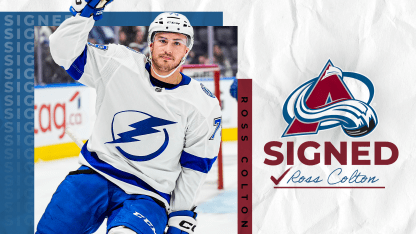 Colorado Avalanche sign forward Ross Colton to a four-year