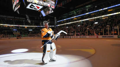 The Nashville Predators will retire Pekka Rinne's number on Feb