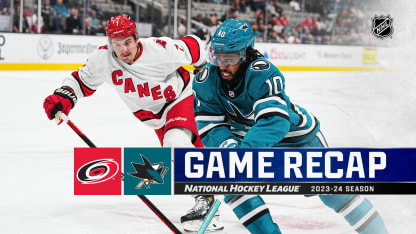 Hurricanes score 4 in 3rd to rally past Sharks