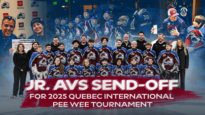 Jr. Avs Receive Memorable Send-Off to 2025 Quebec International Pee-Wee  Hockey Tournament | Colorado Avalanche