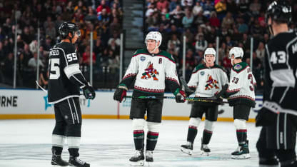 NHL on X: The @ArizonaCoyotes debuted their official Desert