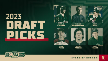 Minnesota Wild Selects Six Players in the 2023 NHL Draft