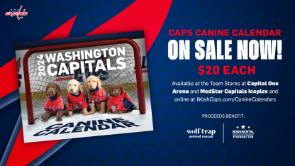 Washington Capitals Canine Calendar 2025