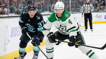 Fredrik Olfosson's 1st NHL goal powers Stars to 5-2 win over Sharks