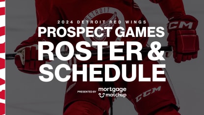Red Wings release 2024 NHL prospect games roster and schedule 