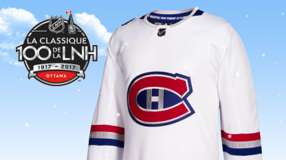 D voilement du chandail des Canadiens pour la Classique 100 de la