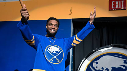 Bills show support at the Sabres' season opener