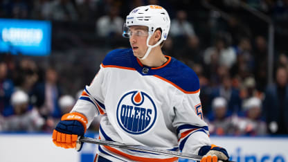Oilers prospect Holloway makes NHL debut in Game 4