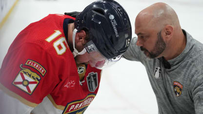 Barkov status unclear for Panthers after injury in Game 2 of Cup Final |  NHL.com