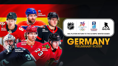 Germany names 1st 6 players to preliminary Olympics roster | NHL.com