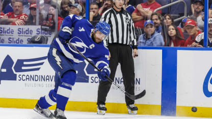 Victor Hedman during an NHL game