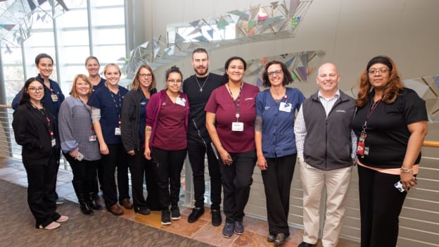 Philipp Grubauer Hockey Fights Cancer Hospital Visit 2019