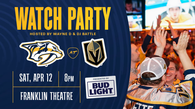 Saturday, April 12 @ 8:00 p.m.