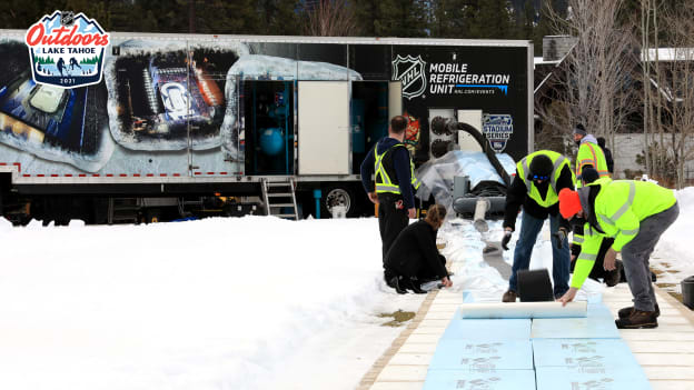 NHL Outdoors: Lake Tahoe Preparations