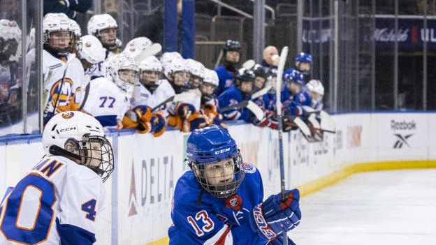 Jr. Rangers vs Jr. Islanders @ MSG