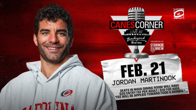 Canes Corner With Jordan Martinook Set For Wednesday