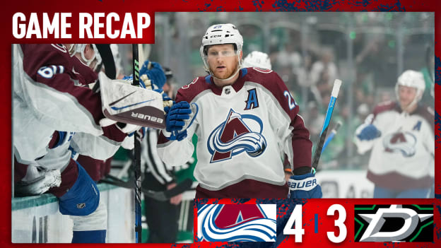 Avalanche Come Back From Down Three to Beat Stars in Game One Overtime Thriller