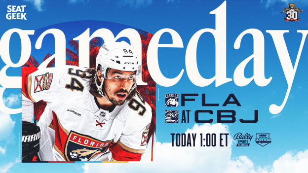 GAME DAY: Panthers at Blue Jackets
