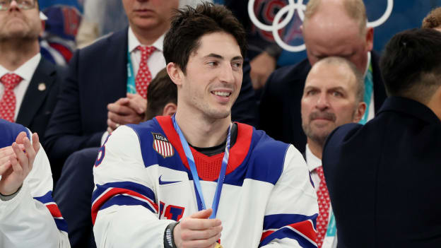 Blue Jackets thrilled to see Werenski win gold