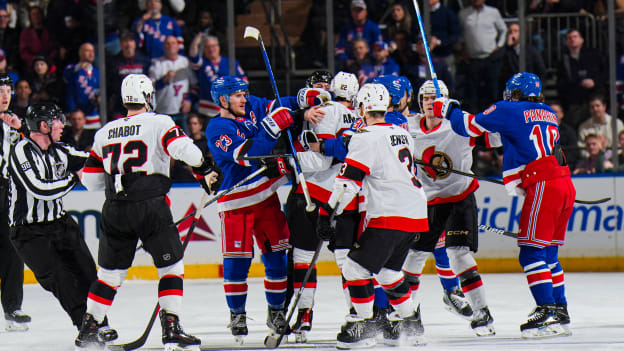 Ottawa Senators v New York Rangers
