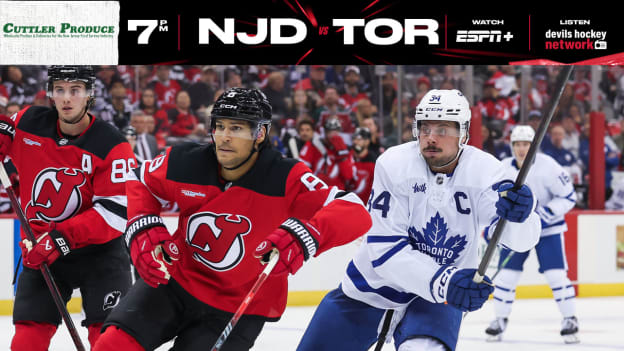 PREVIEW: Devils Continue Homestand vs. Leafs