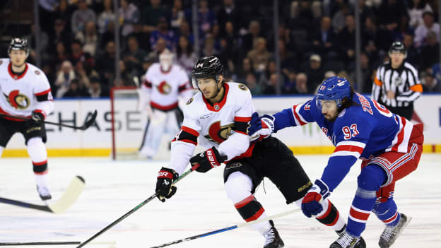 Ottawa Senators v New York Rangers