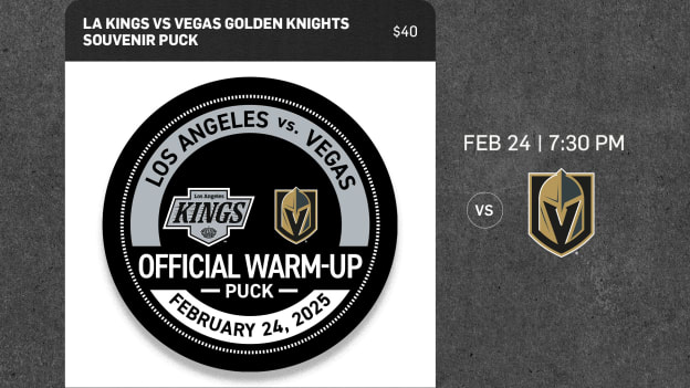 FEB 24TH VS VEGAS GOLDEN KNIGHTS