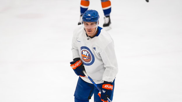 PHOTOS: Islanders Morning Skate Oct. 24, 2023