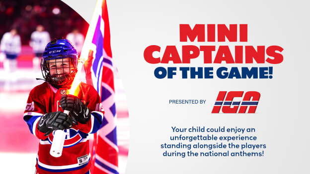 Mini-Captains Contest presented by IGA