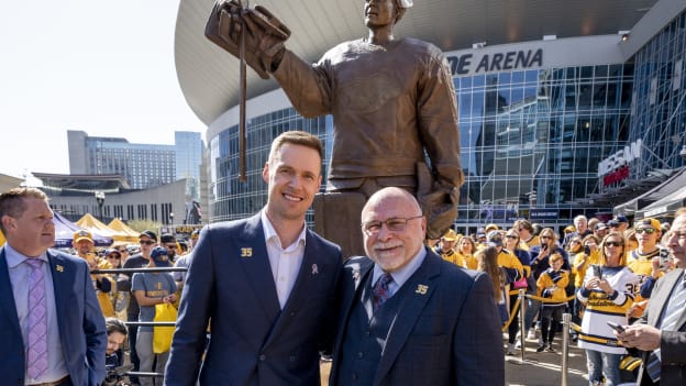 Pekka Rinne Statue Unveiling