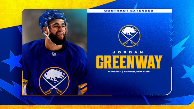 Sabres sign Greenway to 2-year contract extension