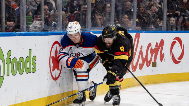 Edmonton Oilers v Vancouver Canucks