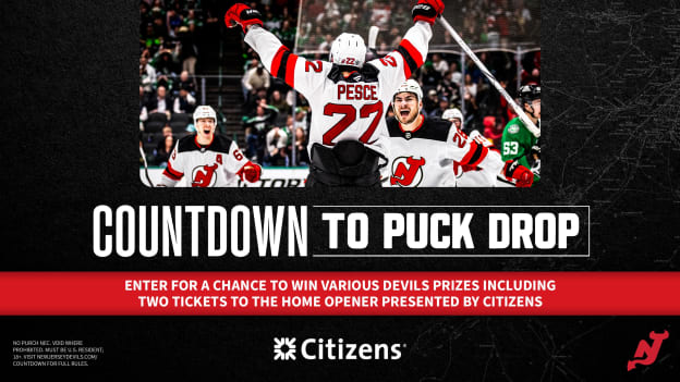 Devils Countdown to Puck Drop Sweepstakes presented by Citizens