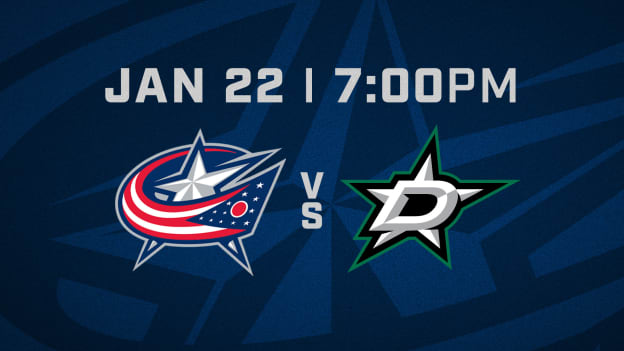 THURSDAY, JANUARY 22 AT 7 PM VS. DALLAS STARS