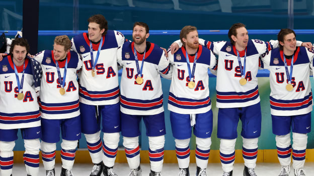 PHOTOS | Tage Thompson at The Winter Olympics