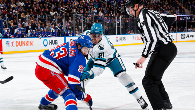 San Jose Sharks v New York Rangers