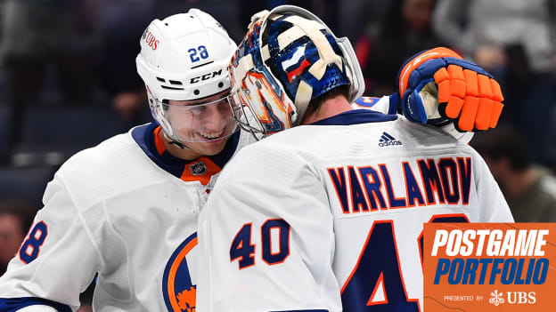 UBS Postgame Photos: Islanders 2, Blue Jackets 0