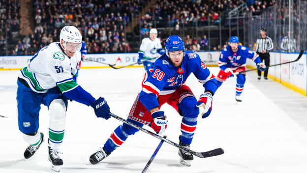 Vancouver Canucks v New York Rangers