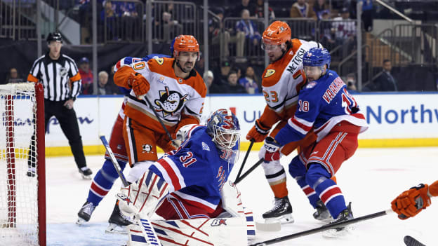 Anaheim Ducks v New York Rangers