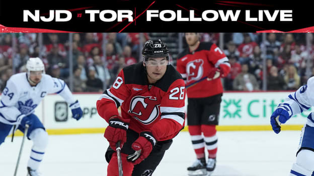 FOLLOW LIVE: Devils Battle Leafs